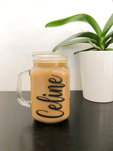 Glass Mason Jar With Metal Lids